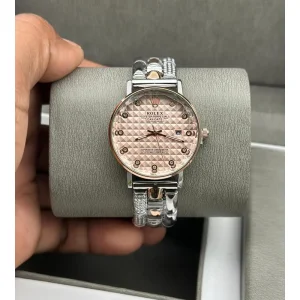Premium Rolex Watch Rose Gold Two Tone For Women (SUP241)