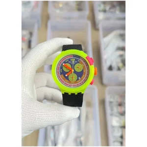 Stylish Swatch Neon Watch For Men (SUP105)