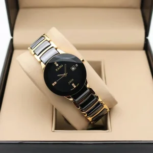 Premium Rado Jubile Watch Black Gold For Women (SUP187)