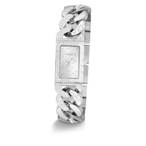 Premium Guess Square Watch Silver For Women (SUP292)