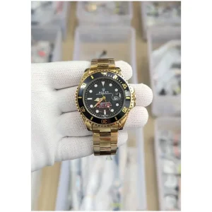 Stylish Rolex Oyster Perpetual Watch Submarine Gold Black For Men (SUP41)
