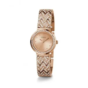 Premium Guess Treasure Watch Rose Gold For Women (SUP294)