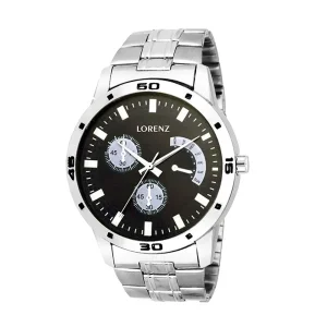 Lorenz Watch Black Dial Men’s Watch For Men