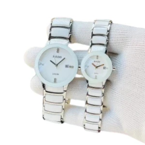 Luxury Rado Jubile Watch White & Silver For Couple (SUP1953)