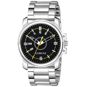 Lorenz Watch Black Dial For Men