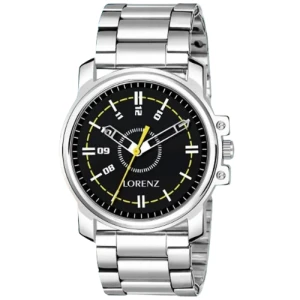 Lorenz Watch Black Dial For Men